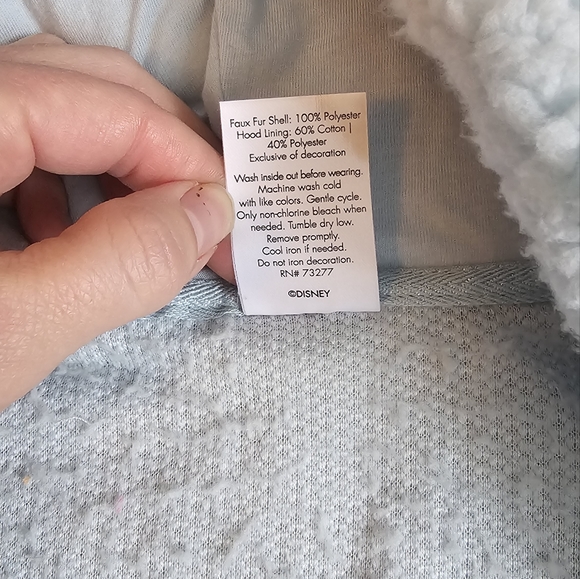 Disney Elsa Sherpa Jacket, Kids Winter Coat, Frozen Sequins Little Girl Coat - Picture 2 of 8